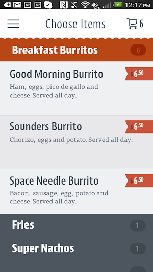Aceituno's Mexican Food Screenshot 2