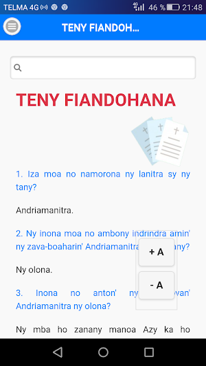 Katekisma na Fotom-pianarana Screenshot 1