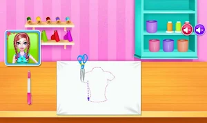 Sewing clothes school game Screenshot 3