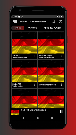 104.6 RTL Weihnachtsradio App Screenshot 0