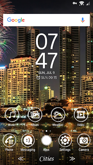 24 cities | Xperia™ Theme - every hour one city Screenshot 0