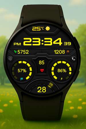 TurboTick Digital watch face Screenshot 2