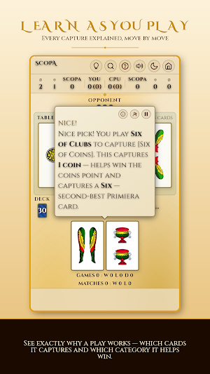 Scopa: Learn & Play Screenshot 2