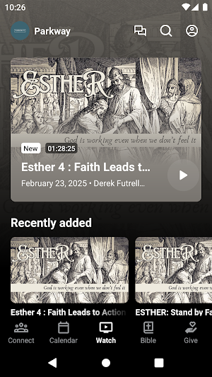 Parkway Baptist Church Screenshot 2