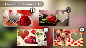 Love GIF Photo Frame Editor Screenshot 1