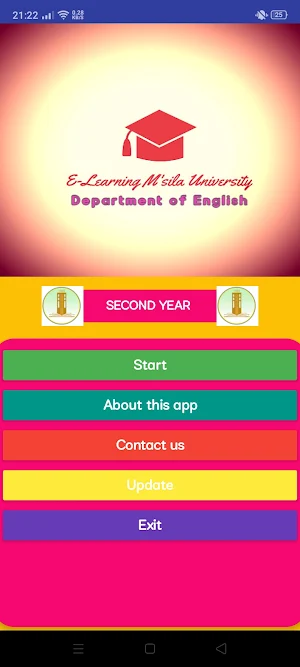 English Second Year LMD Screenshot 1