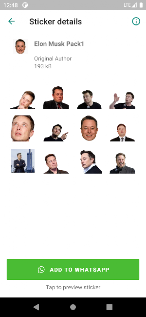 Elon Musk Stickers for WA(Pro) Screenshot 1