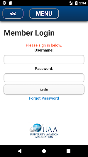 UAA Mobile App Screenshot 2