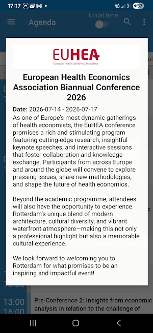 EuHEA 2026 Conference Screenshot 1