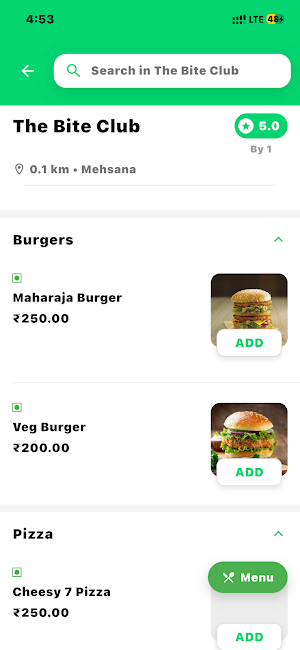 CraveEat: Food Delivery Screenshot 1