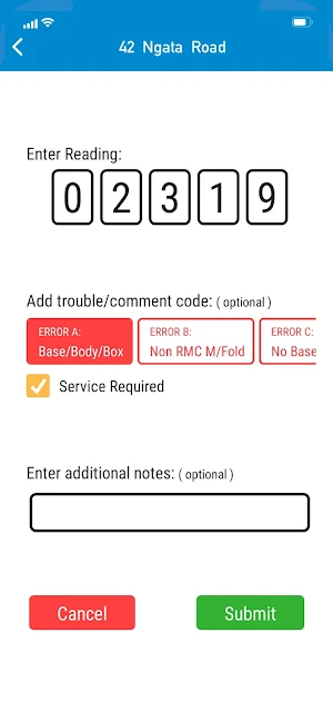 Downer Water Meter Utility Screenshot 3