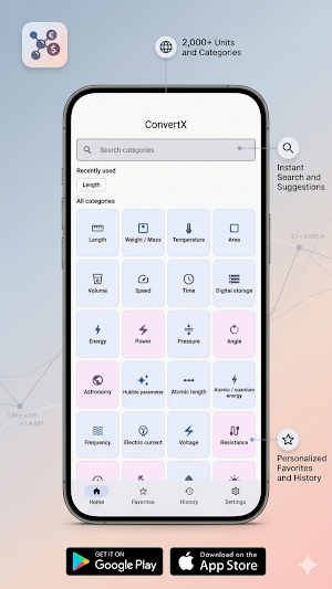 ConvertX: Units & Currency Screenshot 2