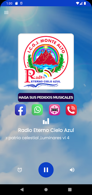 Radio Eterno Cielo Azul Screenshot 1