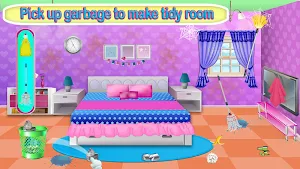 Girls Home Cleaning: Bedroom Makeover & Repairs Screenshot 0