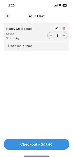 Oh Bombay Supply Screenshot 2