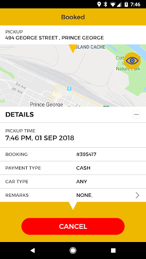 Prince George Taxi Screenshot 2