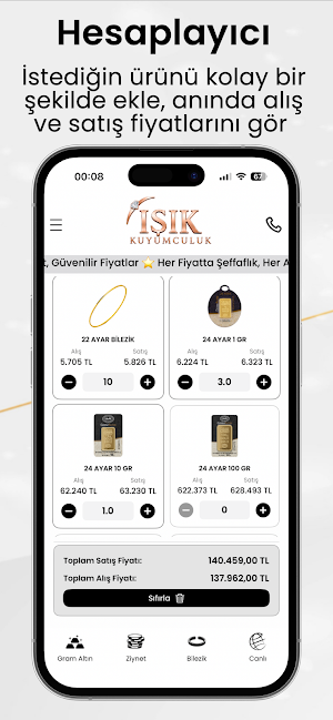 Işık Kuyumculuk Screenshot 2