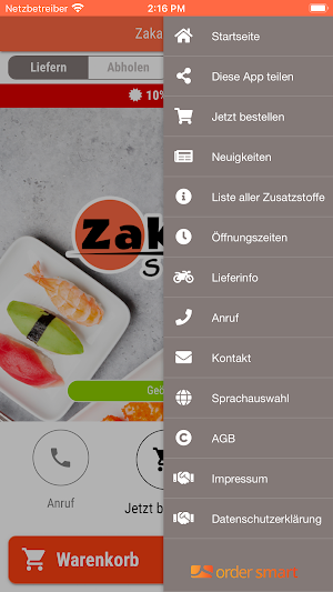 Zaka Sushi Screenshot 2