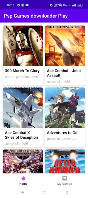 PSP Games Emulator & Library Screenshot 0