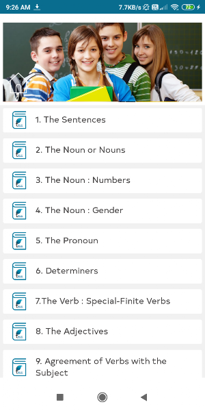 NCERT Solution for Class 7 English Grammar offline Screenshot 1