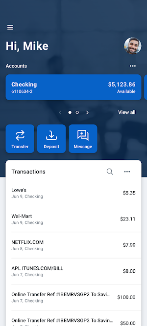 MCBANK Connect Screenshot 1