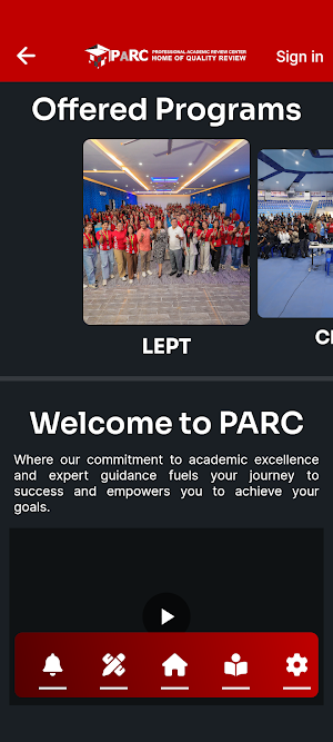 PARC Online Screenshot 2