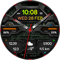 Hybrid VOLTAN URX96 Watch face