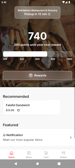 Bethlehem Restaurant Screenshot 0
