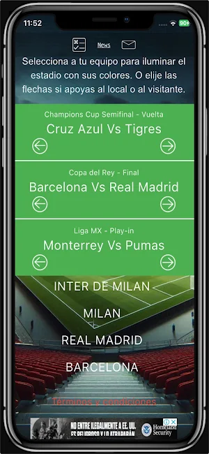 Stadiums Lights Screenshot 1
