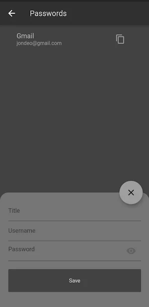 Simple Password Manager Screenshot 2
