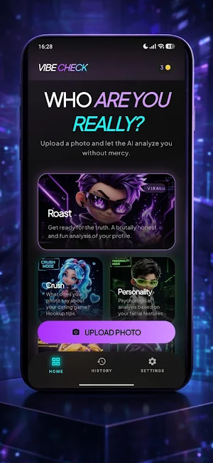 AI VibeCheck - Roast & Crush Screenshot 0