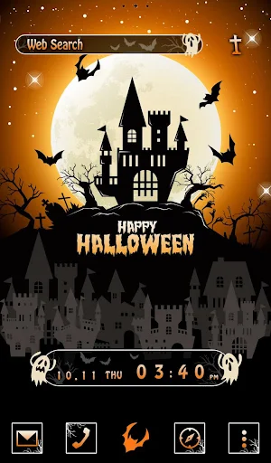 Halloween Night Castle Theme Screenshot 0