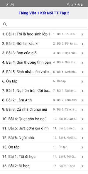 Tieng Viet 1 Ket Noi - Tap 2 Screenshot 0