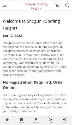 Shogun - Sterling Heights Screenshot 0