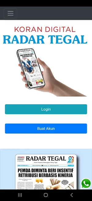 Koran Digital Radar Tegal Screenshot 2