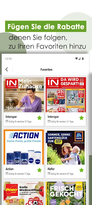 Flugblatt Angebote Österreich Screenshot 2