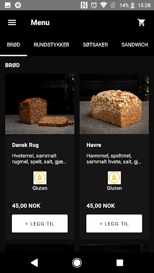 Håndverksbakeriet Screenshot 1