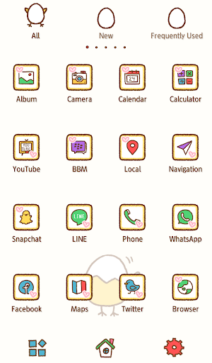 Cute Wallpaper Chick Paradise Theme Screenshot 2