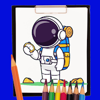 Astronaut Coloring Book