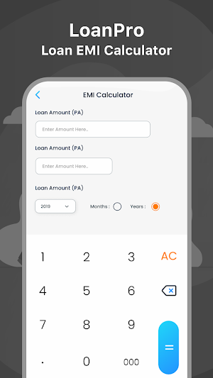 LoanPro - EMI Loan Calculator Screenshot 1