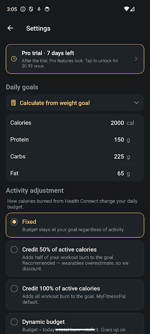 Counted: Calorie & Macro Track Screenshot 2