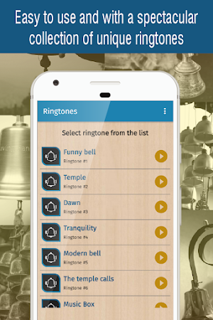bells ringtones for phone, bell tones and sounds Screenshot 1