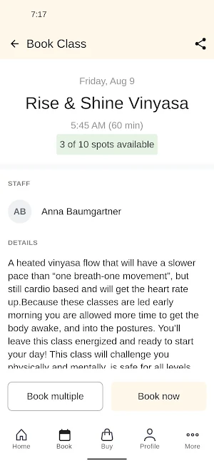 shine om yoga Screenshot 2