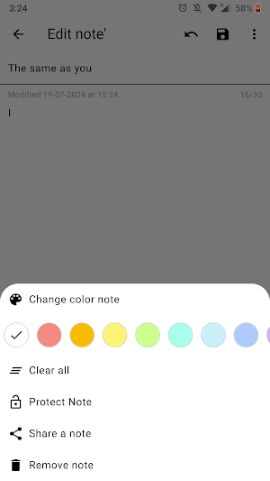 Notepad - simple private color Screenshot 3