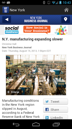 New York Business Journal Screenshot 1