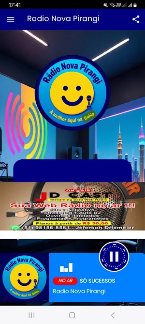 Rádio Gospel Nova Pirangi Screenshot 1