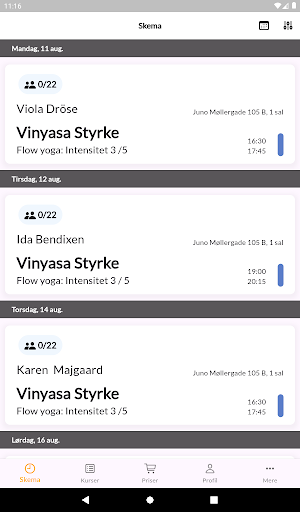 Juno - Yoga/Træning Screenshot 3