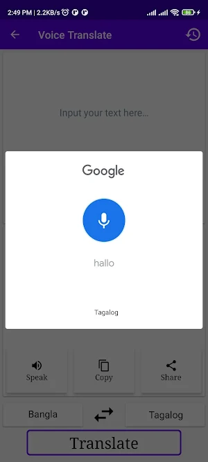 Bangla To Tagalog Translator Screenshot 3