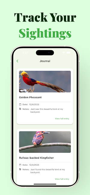BirdSnap - Bird Identifier Screenshot 2