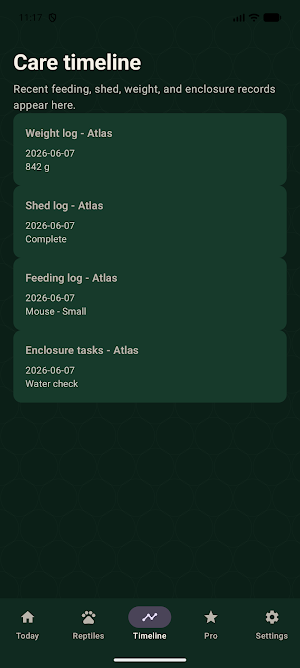 ShedWise: Reptile Tracker Screenshot 0